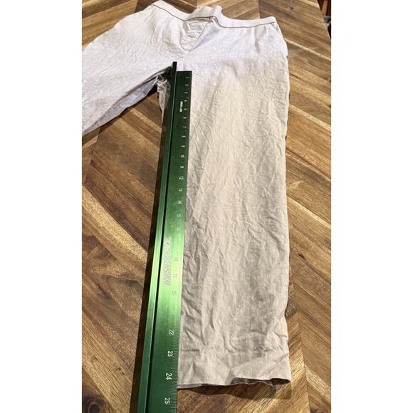 Theory Pants Treeca Pull On Pants Eco‎ Sharkskin Linen Women’s 6 Classic - Picture 6 of 7